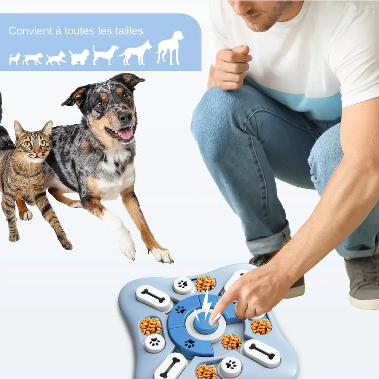 Jouets interactifs pour chiens à alimentation lente