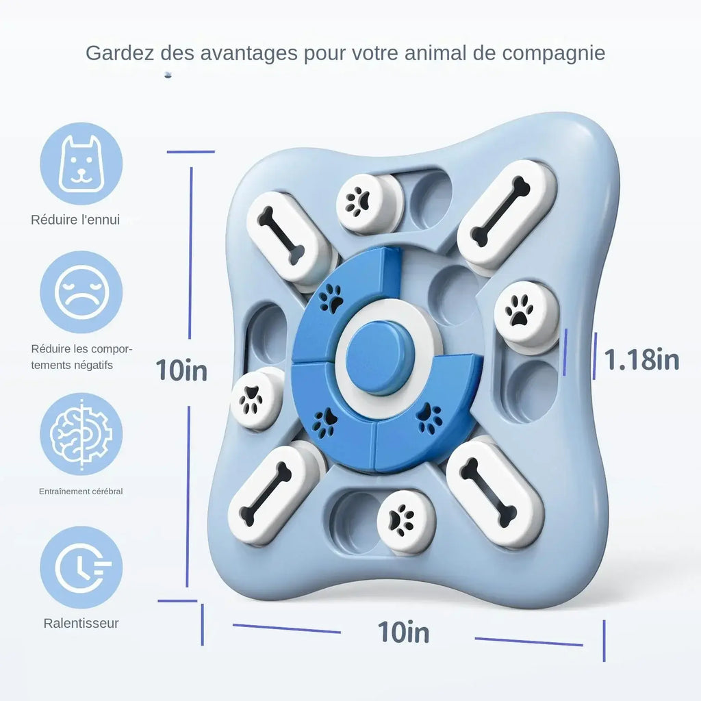 Jouets interactifs pour chiens à alimentation lente