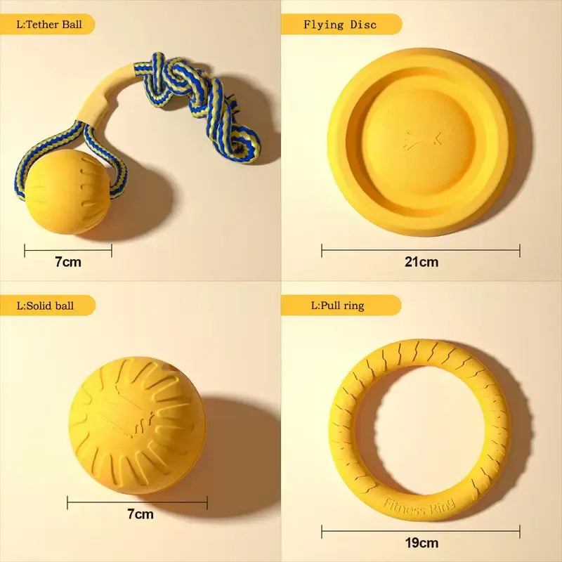 Jouets pour chiens durables en EVA - L Set