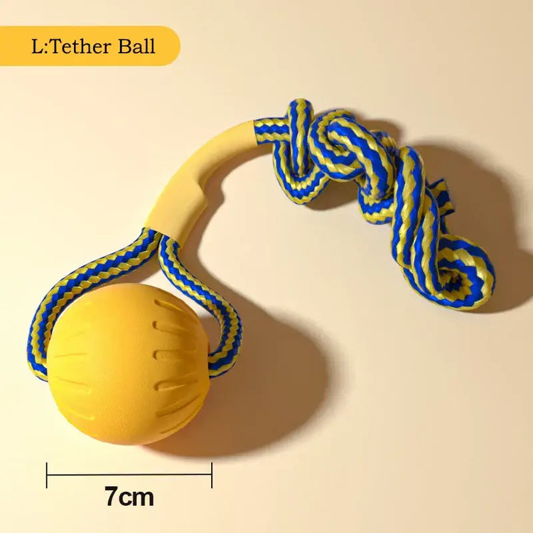 Jouets pour chiens durables en EVA - L Tether ball