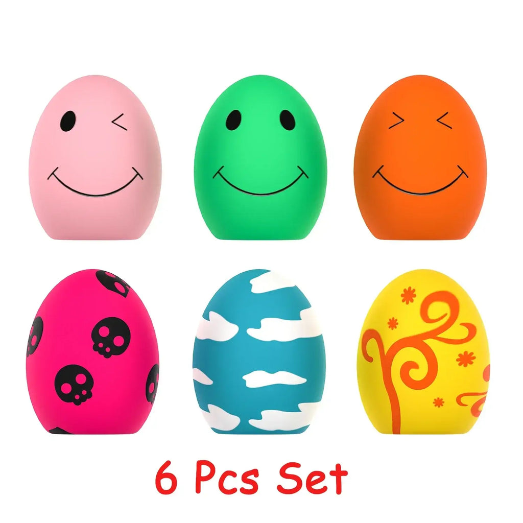 Jouets pour chiens en forme d’œuf rebondissant - 6PCS