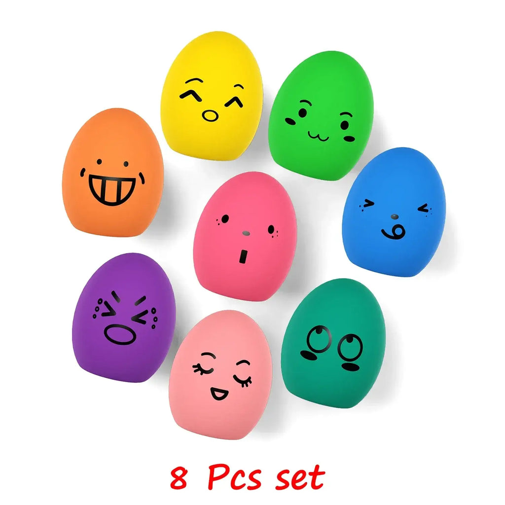 Jouets pour chiens en forme d’œuf rebondissant - 8PCS