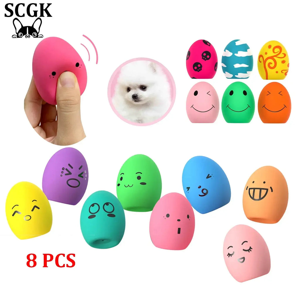 Jouets pour chiens en forme d’œuf rebondissant