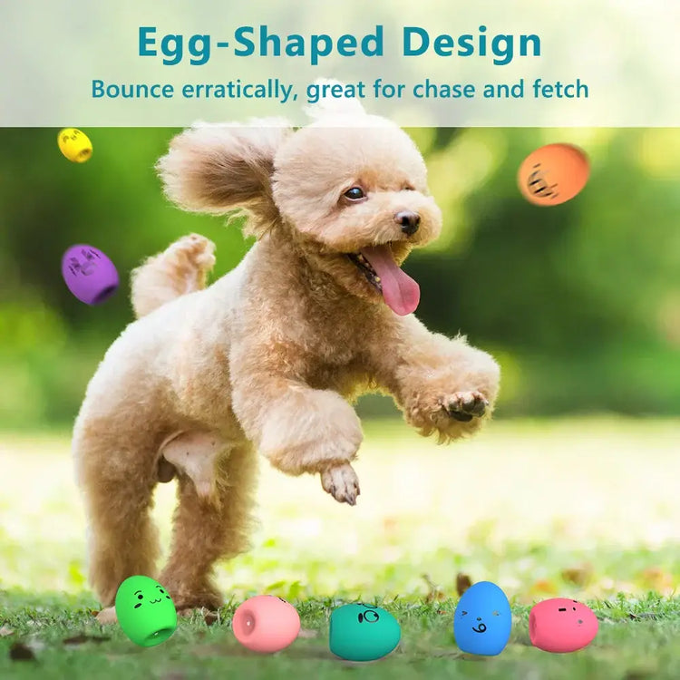 Jouets pour chiens en forme d’œuf rebondissant