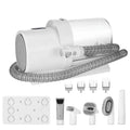 Kit d’aspirateur de toilettage pour chiens 5 en 1 - White