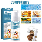Kit de shampoing sans eau pour animaux de compagnie
