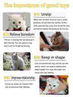 Kitten Toys Variety Pack-Pet Cat Toys Combination Set Cat Toy Funny Cat Stick Sisal Mouse Bell Ball Cat Supplies