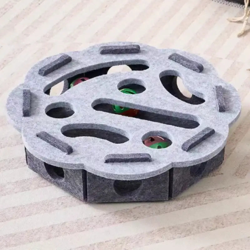 Labyrinthe à trous pour chats - Gray Round / China Mainland