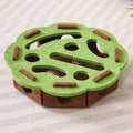 Labyrinthe à trous pour chats - Green Round / China Mainland
