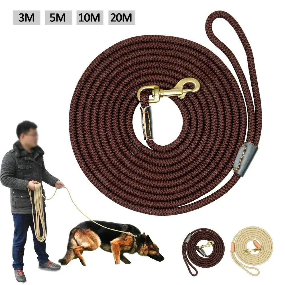 Laisse de pistage pour chien résistante