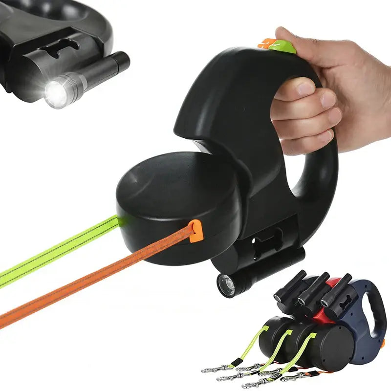 Laisse double pour chien 3M