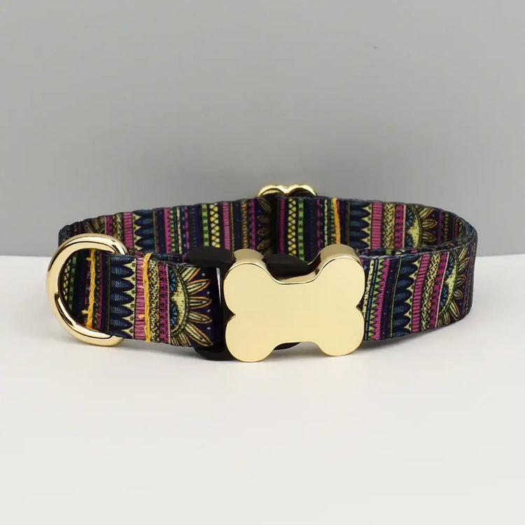 Laisse gravée personnalisée - Dog collar04 / S