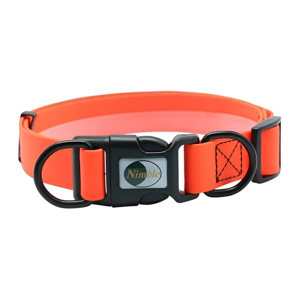 laisses imperméables pour chiens - orange collar / S