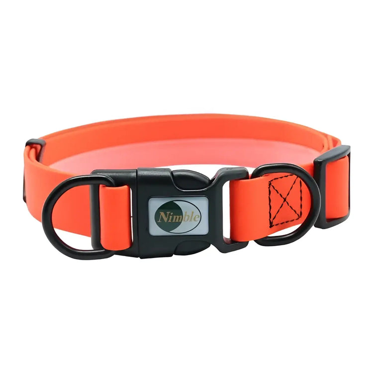 laisses imperméables pour chiens - orange collar / S
