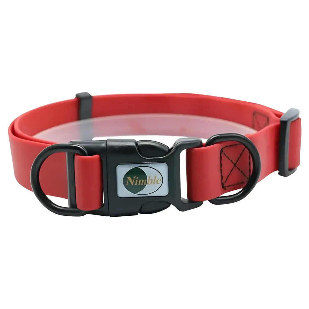 laisses imperméables pour chiens - red collar / S