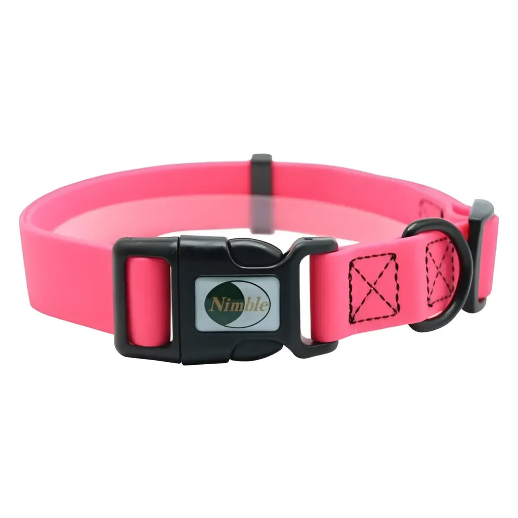 laisses imperméables pour chiens - rose collar / S