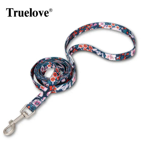 Laisse pour animaux de compagnie à motif floral - Camouflage Purple / one size / france