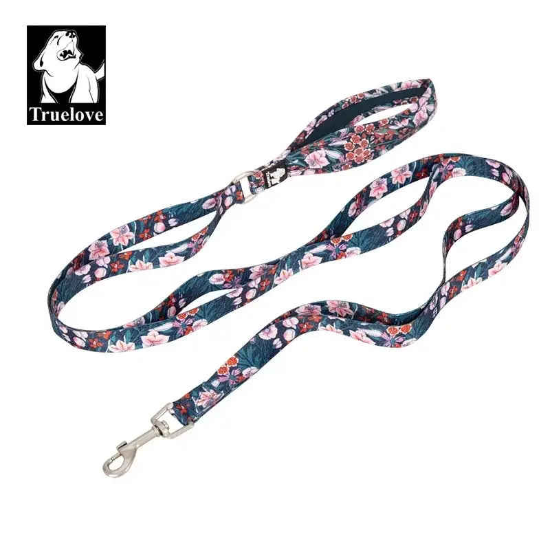 Laisse pour animaux Truelove Floral - NAVY BLAZER / M / China Mainland