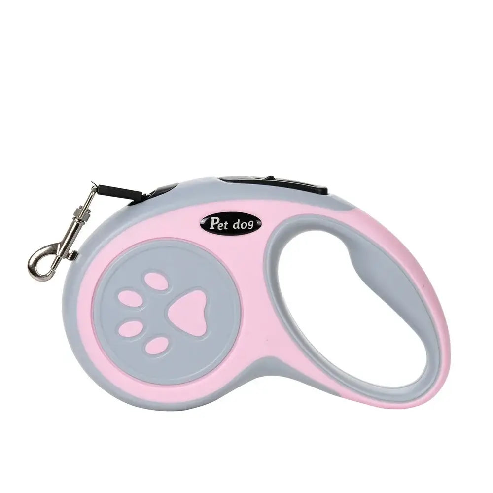 Laisse rétractable PawFrance pour chien et chat - Pink / 5M — photo 5