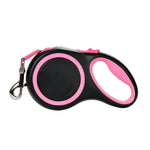 Laisse rétractable pour chien de 50 kg - Rose / 5m Plus - 50 kg