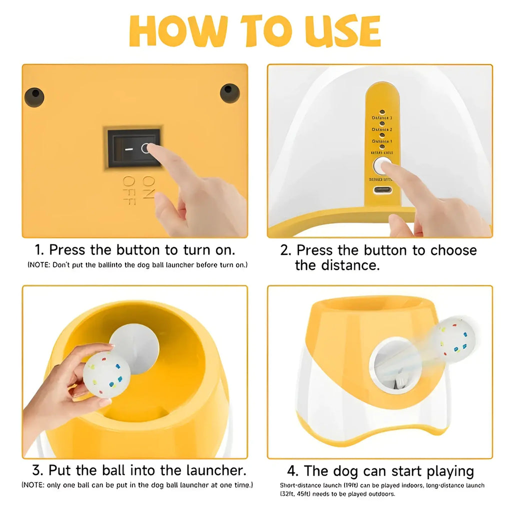 Lanceur de balles automatique pour chien PawFrance