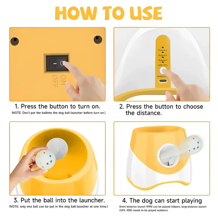 Lanceur de balles automatique pour chien PawFrance
