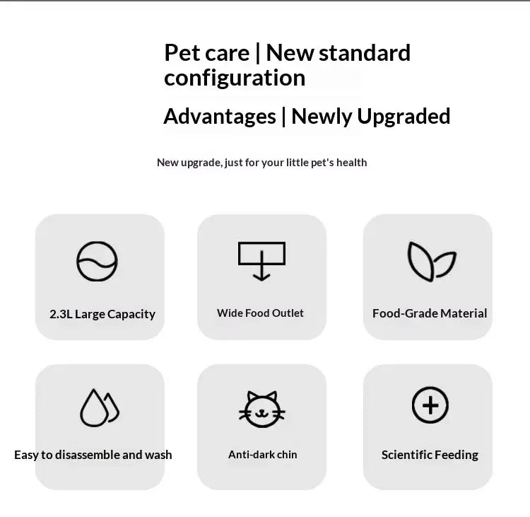 Large Capacity Automatic Pet Feeder and Water Dispenser All in One Dog Cat Bowl Smart Gravity Food Water Bowl for Pets