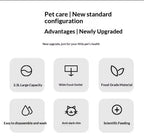 Large Capacity Automatic Pet Feeder and Water Dispenser All in One Dog Cat Bowl Smart Gravity Food Water Bowl for Pets