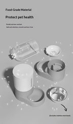 Large Capacity Automatic Pet Feeder and Water Dispenser All in One Dog Cat Bowl Smart Gravity Food Water Bowl for Pets