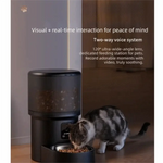 Large Capacity Automatic Pet Feeder Timed Feeding Voice Control Smart Pet Feeder Rechargeable with Camera Pet