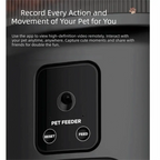 Large Capacity Automatic Pet Feeder Timed Feeding Voice Control Smart Pet Feeder Rechargeable with Camera Pet