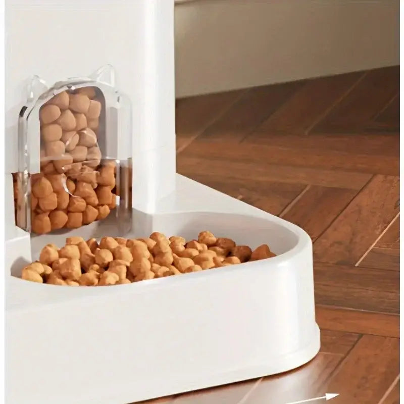 Large Capacity Pet Automatic Feeders and Water Dispensers Suitable for Cats and Dogs
