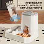 Large Capacity Pet Automatic Feeders and Water Dispensers Suitable for Cats and Dogs