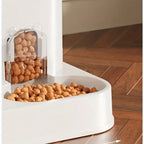 Large Capacity Pet Automatic Feeders and Water Dispensers Suitable for Cats and Dogs.