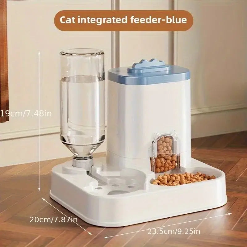Large Capacity Pet Automatic Feeders and Water Dispensers Suitable for Cats and Dogs