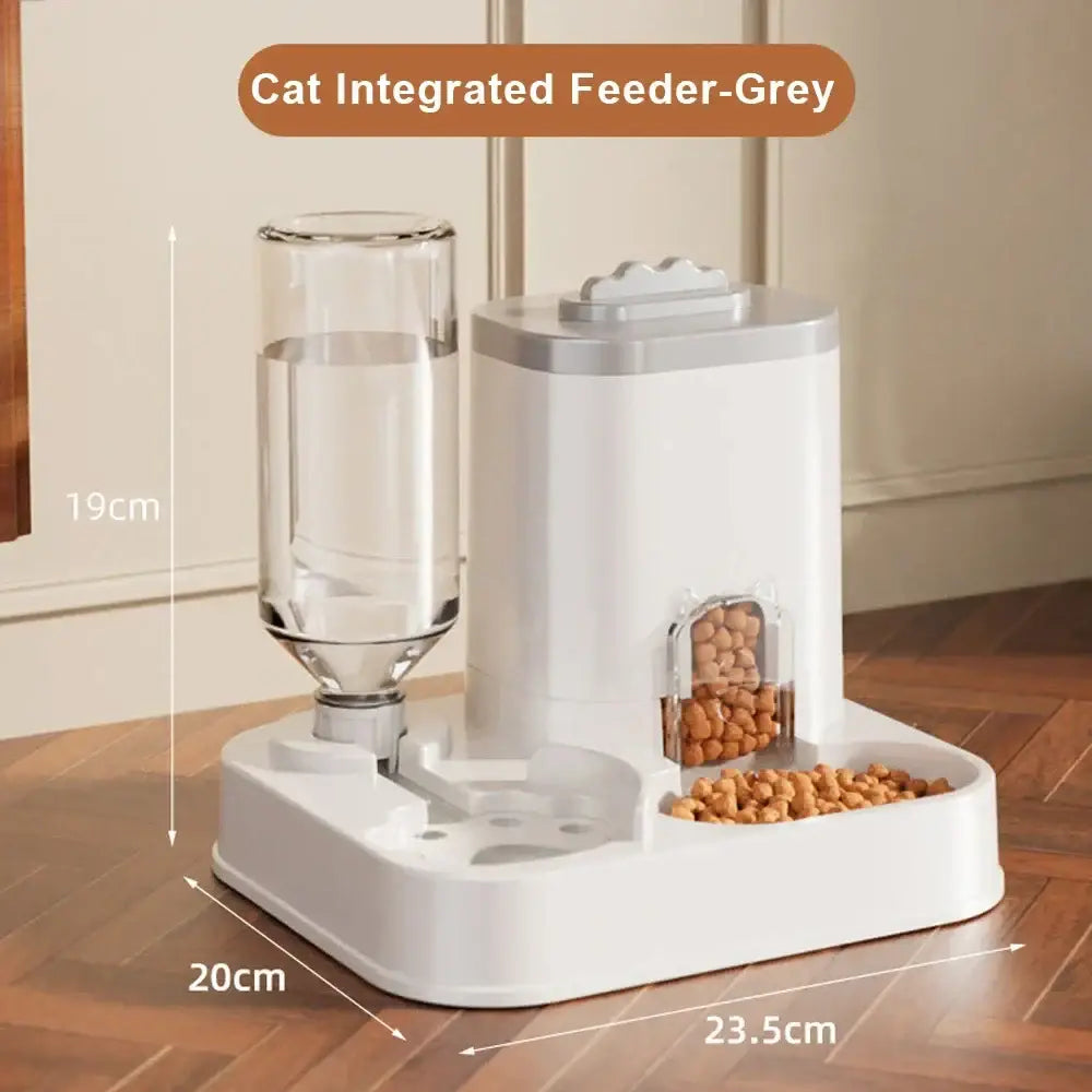 Large Capacity Pet Automatic Feeders and Water Dispensers Suitable for Cats and Dogs