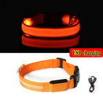 Led Dog Collar Light Anti-lost Collar For Dogs Puppies Night Luminous Supplies Pet Products Accessories USB