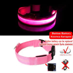 Led Dog Collar Light Anti-lost Collar For Dogs Puppies Night Luminous Supplies Pet Products Accessories USB