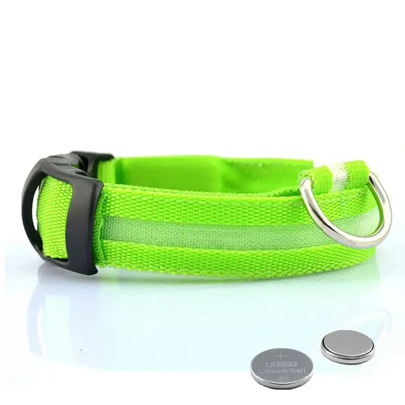 Led Dog Collar Light Anti-lost Collar For Dogs Puppies Night Luminous Supplies Pet Products Accessories USB