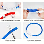 LED Light Dog Collar USB Charging Luminous Anti-Lost Necklace for Large Medium Small Dogs Pet Safety Accessory
