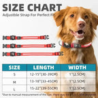 LED Luminous Adjustable Dog Collar Rechargeable Heavy Duty Collar Equipped AirTag Case for Small Medium Large Outdoor