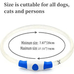 Led Luminous Dog Collar Light USB Charging Necklace Flashing DIY Glowing Safety Anti Lost Cat Dogs Collar Accessories