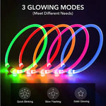 Led Luminous Dog Collar Light USB Charging Necklace Flashing DIY Glowing Safety Anti Lost Cat Dogs Collar Accessories