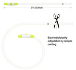 Led Luminous Dog Collar Light USB Charging Necklace Flashing DIY Glowing Safety Anti Lost Cat Dogs Collar Accessories