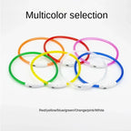 Led Usb Dog Collar Pet Dog Night Luminous Charge Collar Led Night Safety Flashing Glow Dog Loss Prevention Collar Pet