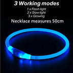 Led Usb Dog Collar Pet Dog Night Luminous Charge Collar Led Night Safety Flashing Glow Dog Loss Prevention Collar Pet