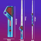 Lightsaber Laser Sword Toy Retractable Finger Rotating 12 Color Change Luminous Soundfonts Force FX FOC Blaster Toys