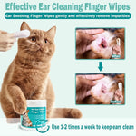Lingettes douces pour les oreilles des animaux