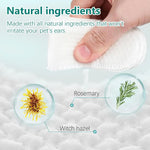 Lingettes douces pour les oreilles des animaux