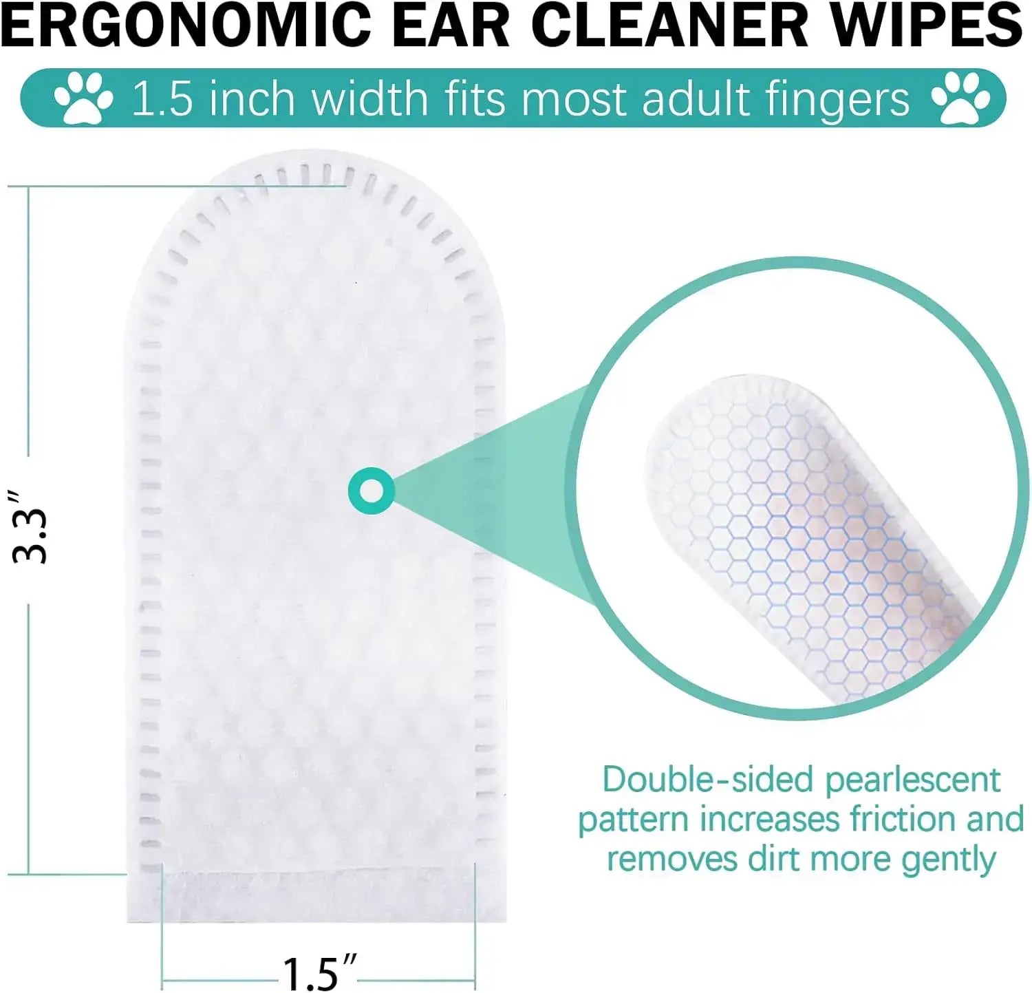 Lingettes douces pour les oreilles des animaux